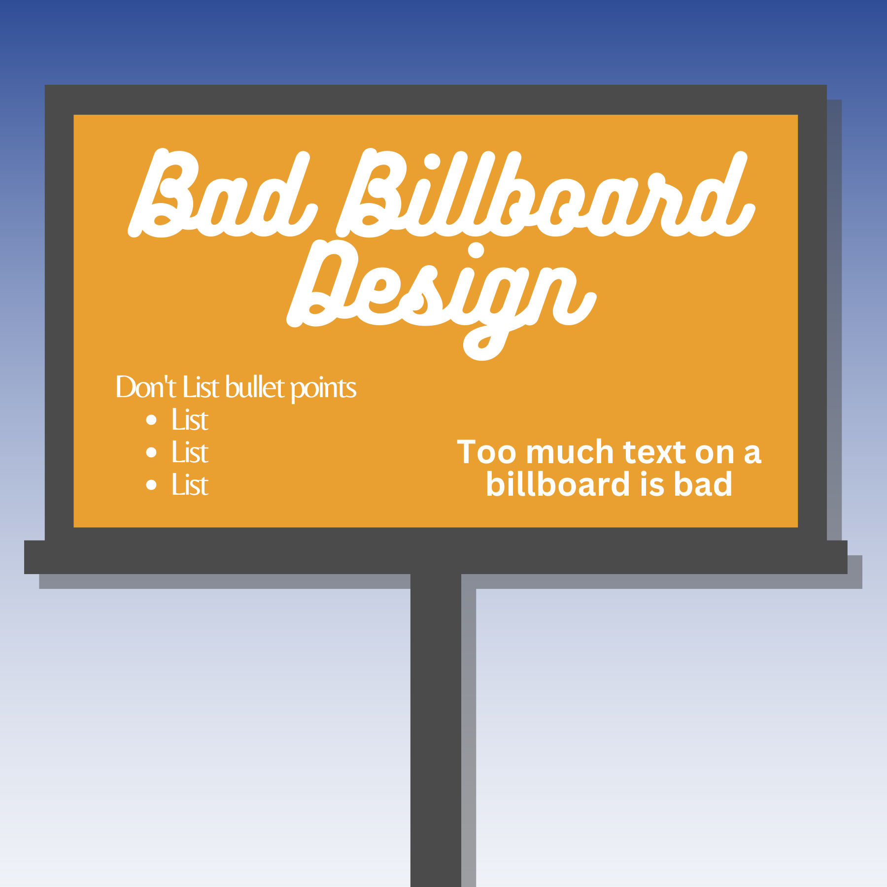 4 Mistakes That Will Make Your Billboard Unreadable